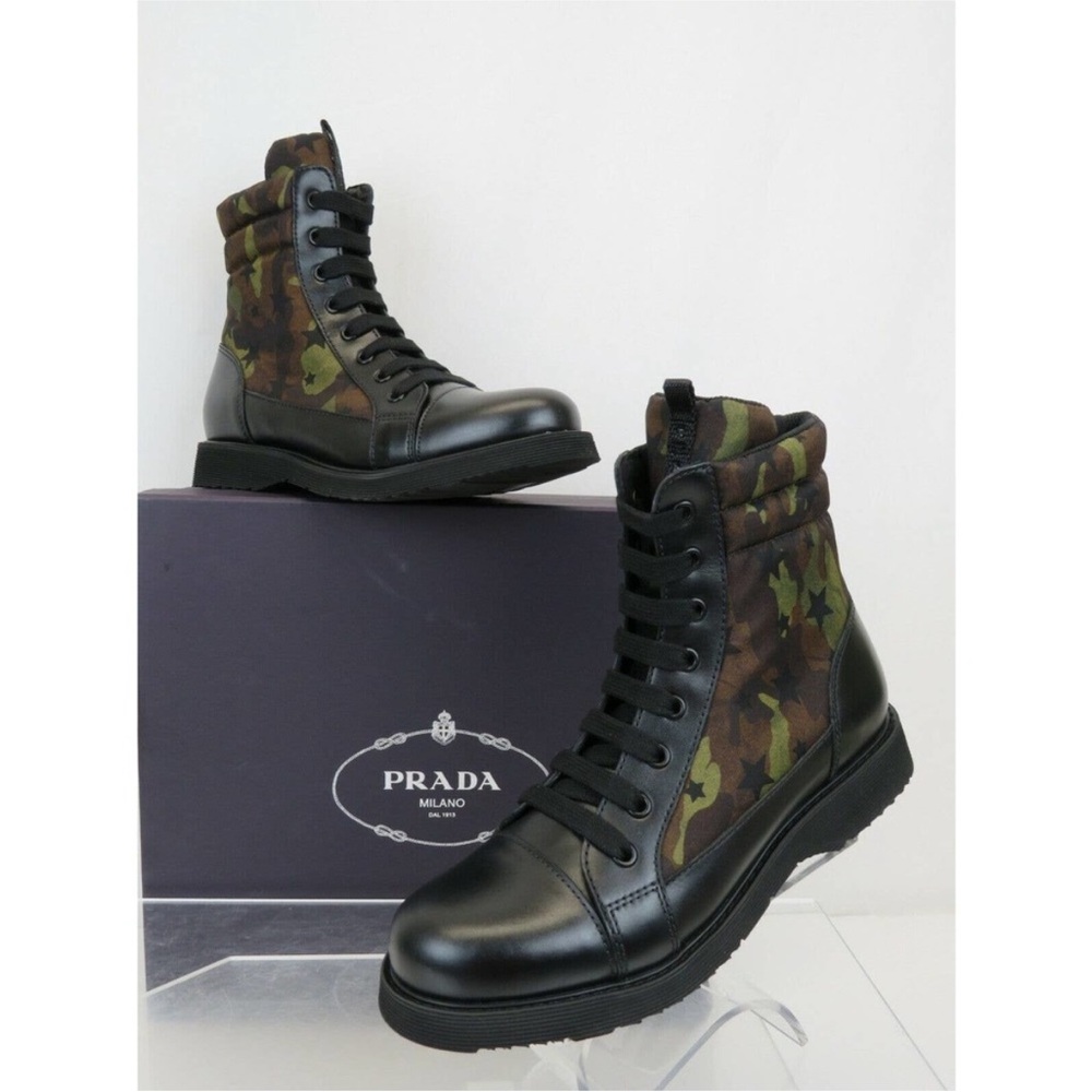 Prada Combat Boots
